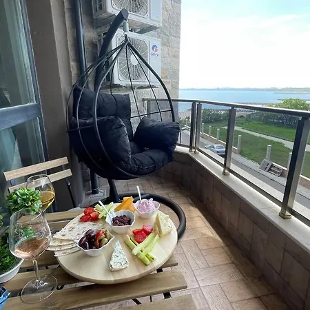 Brand New First Line Sea View 1 Bedroom Apartment Burgas