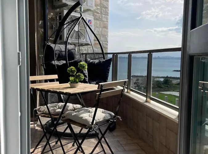 Апартаменты Brand New First Line Sea View 1 Bedroom