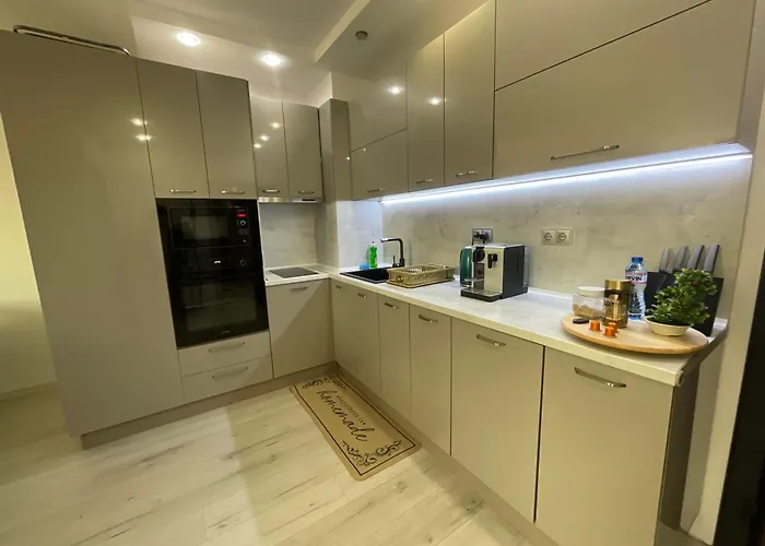 Апартаменты Brand New First Line Sea View 1 Bedroom Бургас