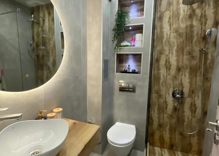 شقة Brand New First Line Sea View 1 Bedroom بورغاس